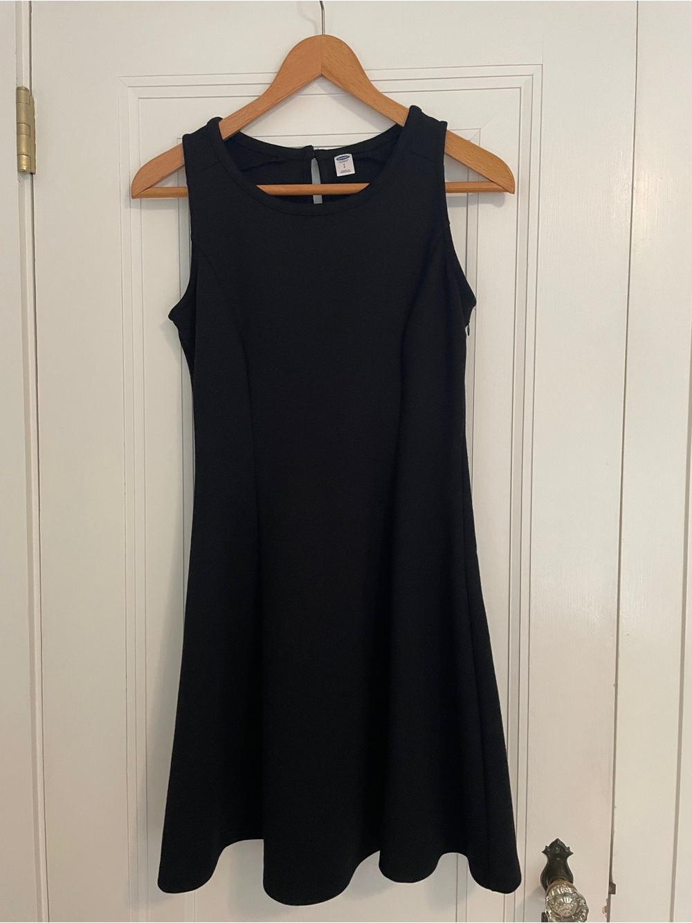 Old Navy Black Sleeveless A-Line Dress
